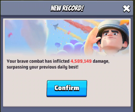 Damage record notification