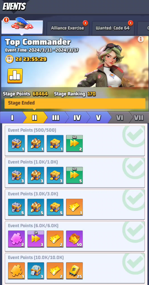 Stage 2 - Rewards