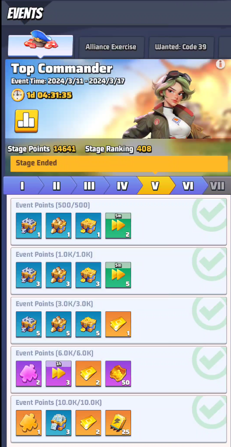 Stage 5 - Rewards