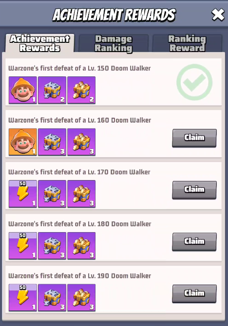 Achievement Rewards 2