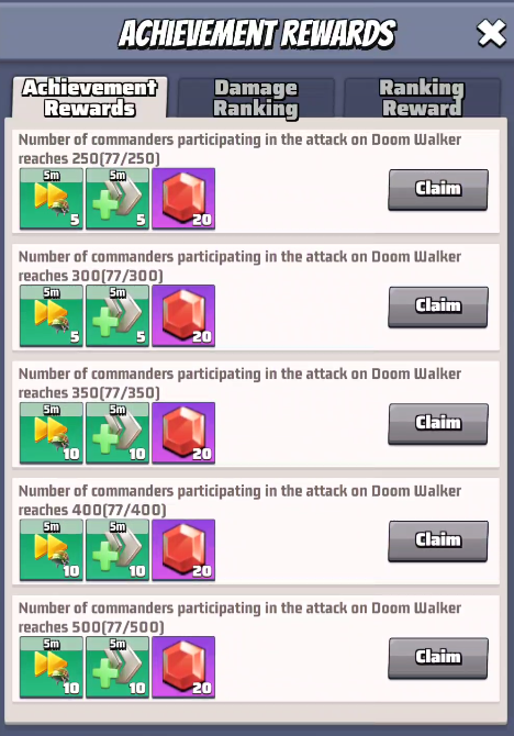 Achievement Rewards 6