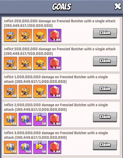 Mutant Bulldog event -  Goals 1