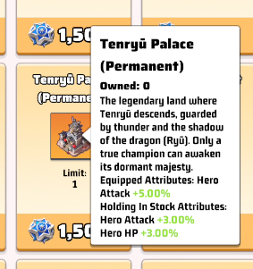 Season 6 - Season Store - Tenryu Palace