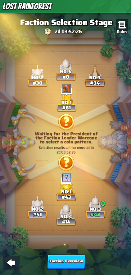 Season 6 Pre-Season - Faction Selection Stage