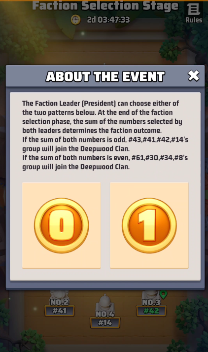 Season 6 Pre-Season - Faction Awards - Pattern rules