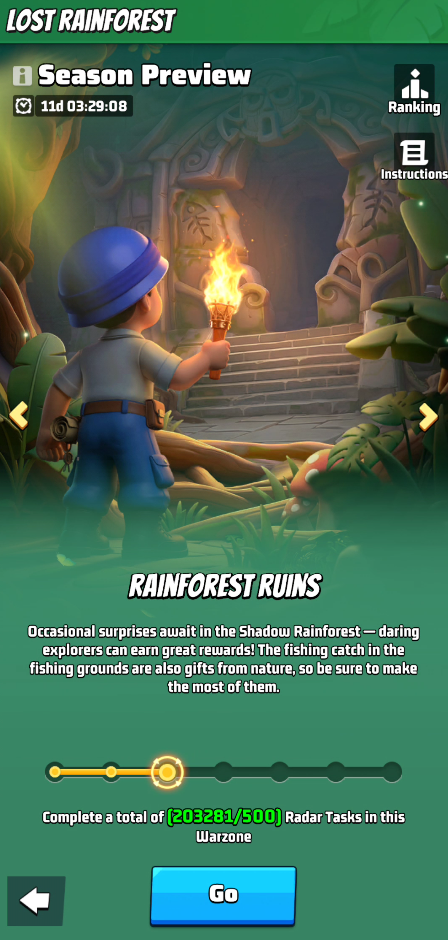 Season 6 Lost Rainforest - Day 3 - Rainforest Ruins