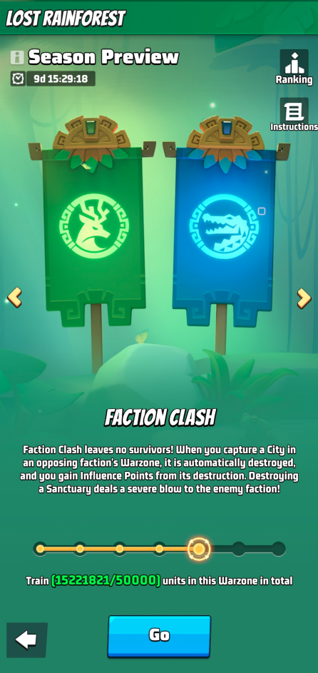 Season 6 Lost Rainforest - Day 5 - Faction Clash
