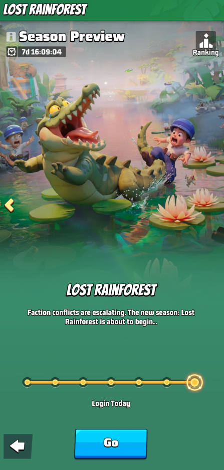 Season 6 Lost Rainforest - Day 7 Pre-season
